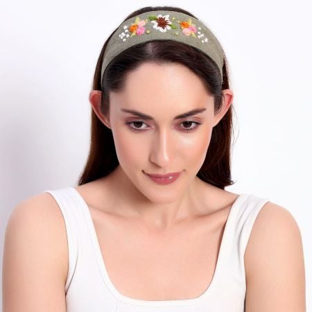 Olive Bloom Hairband